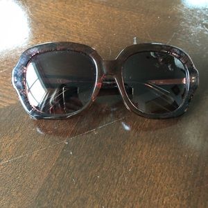 Valentino Lace Pattern Sunglasses
